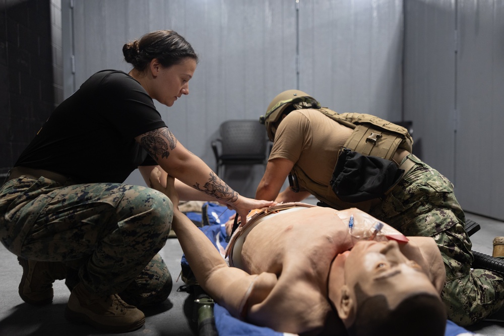 2nd MLG First Ever Marine Corps Command to Host Tier IV TCCC Course