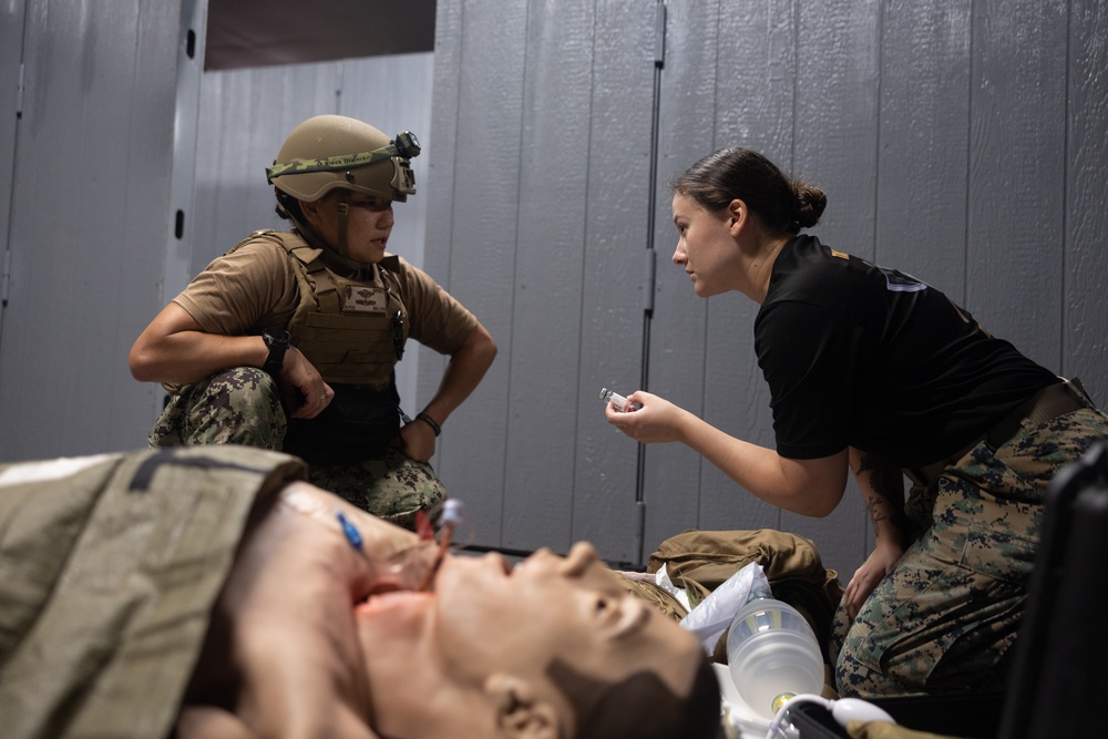 2nd MLG First Ever Marine Corps Command to Host Tier IV TCCC Course