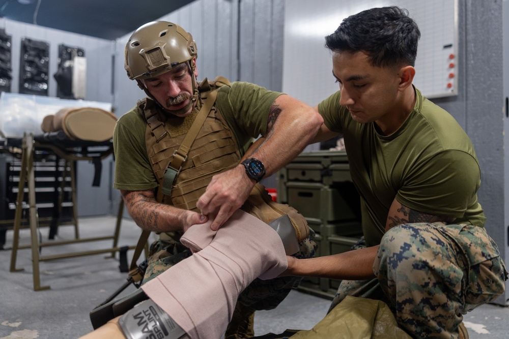 2nd MLG First Ever Marine Corps Command to Host Tier IV TCCC Course