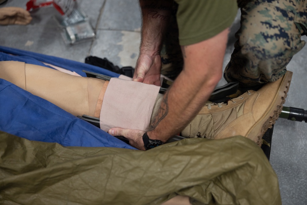 2nd MLG First Ever Marine Corps Command to Host Tier IV TCCC Course