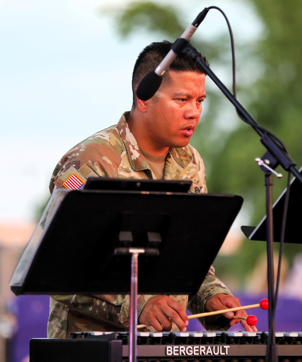 Illinois Army National Guard's 144th Army Band Returns to Alton to Rock Out