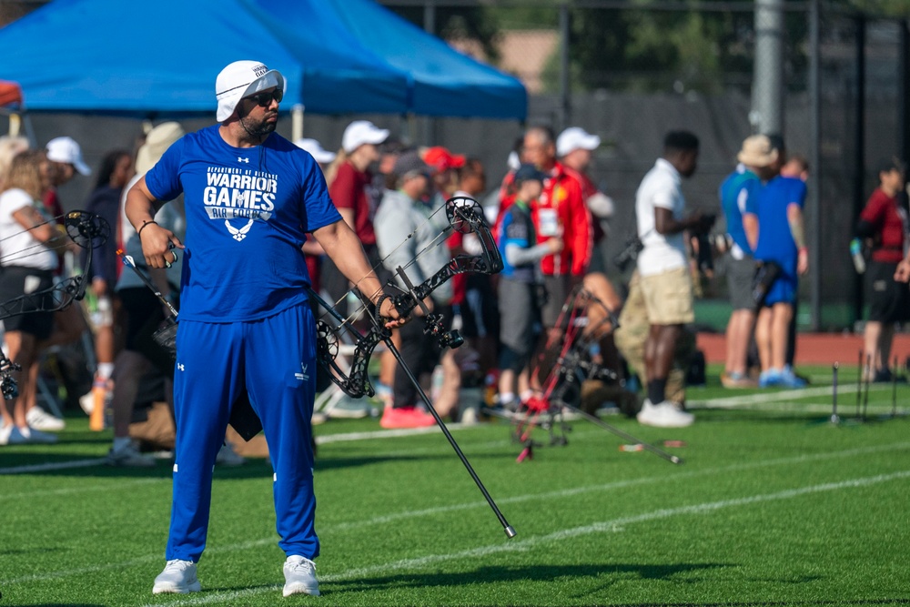 Team Air Force competes in archery finals at 2025 Warrior Games