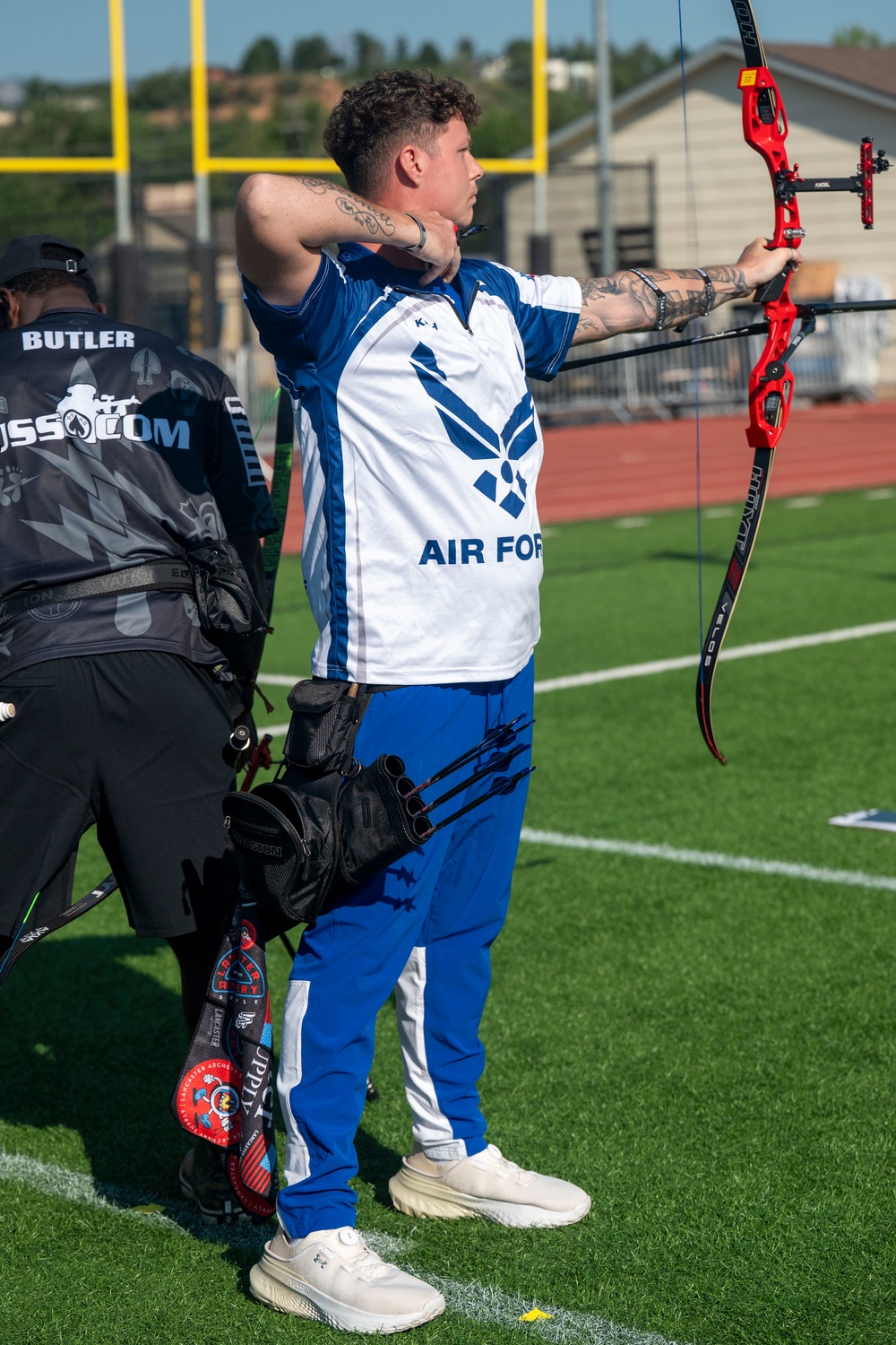 Team Air Force competes in archery finals at 2025 Warrior Games