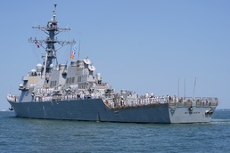 USS Mitscher Departs Naval Station Norfolk for Regularly Scheduled Deployment