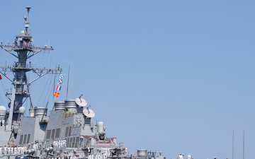 USS Mitscher Departs Naval Station Norfolk for Scheduled Deployment