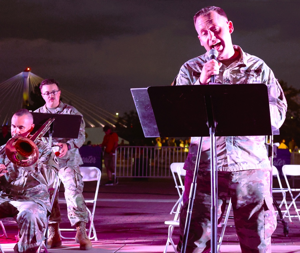 Illinois Army National Guard's 144th Army Band Returns to Alton to Rock Out