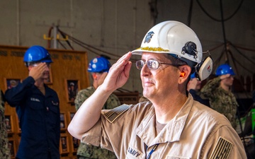 USS John C. Stennis Rings Off Intelligence Officer