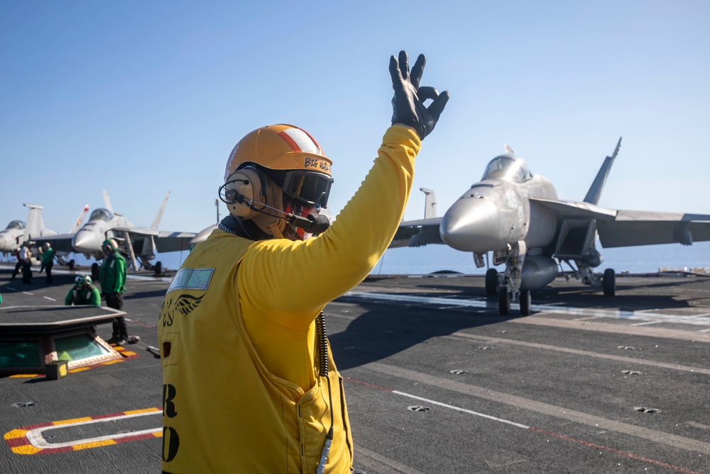USS Gerald R. Ford (CVN 78) Participates in Neptune Strike