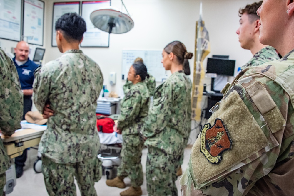 Air Guardsmen integrate with Navy for readiness training in Italy