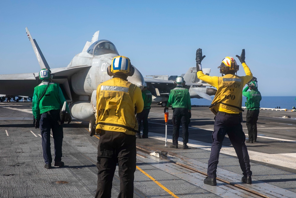 USS Gerald R. Ford (CVN 78) Conducts Flight Operations