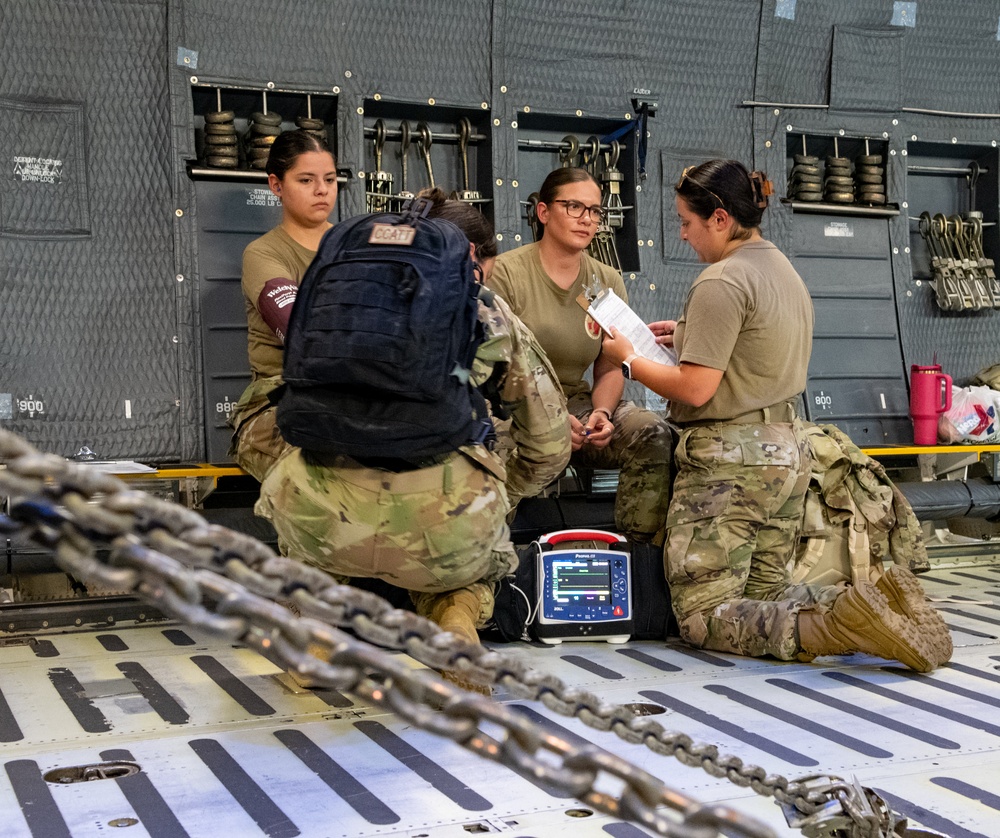 Critical Care Air Transport Team trains for emergencies