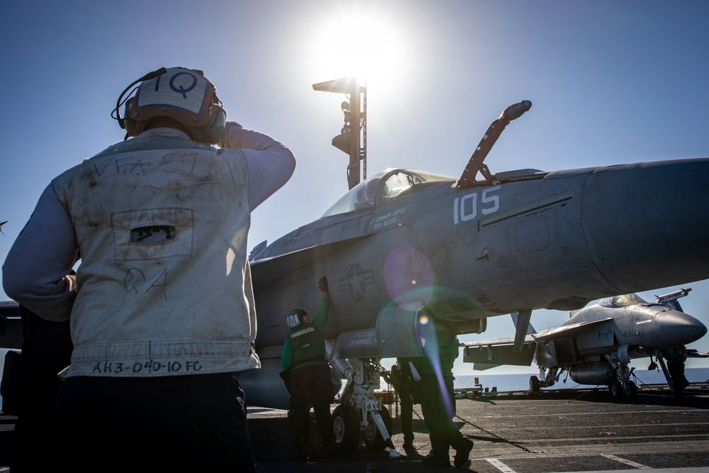 USS Gerald R. Ford (CVN 78) Participates in Neptune Strike