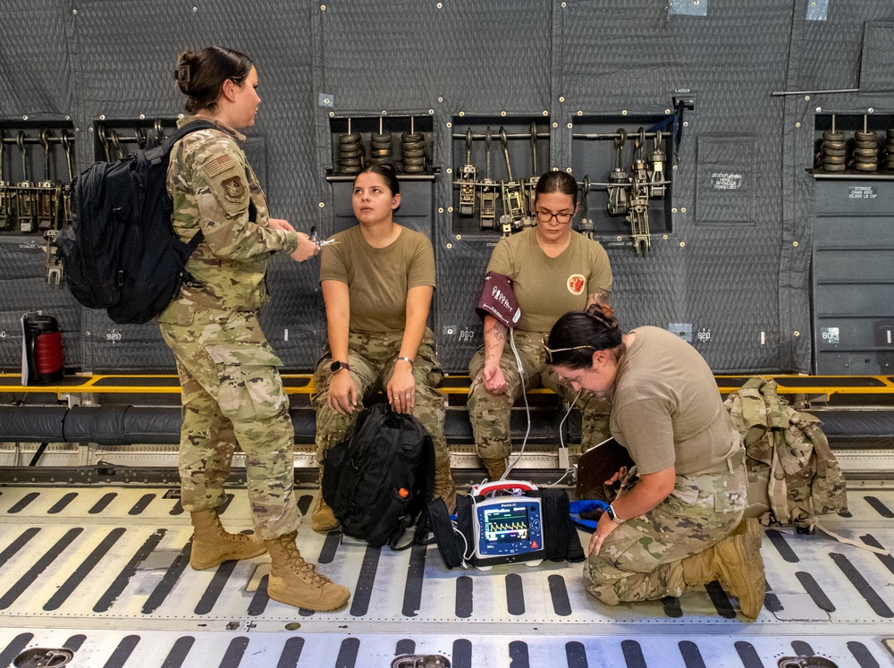 Critical Care Air Transport Team trains for emergencies