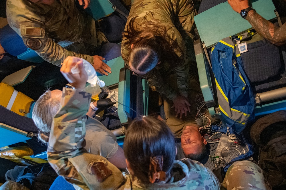 Critical Care Air Transport Team trains for emergencies