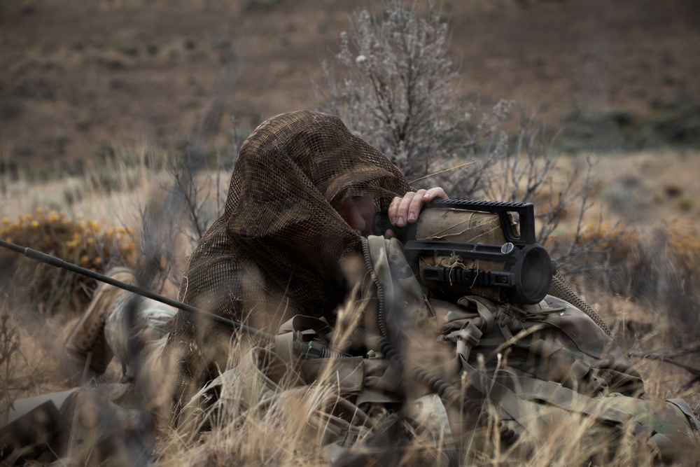 81st SBCT long range surveillance section trains for future transformations
