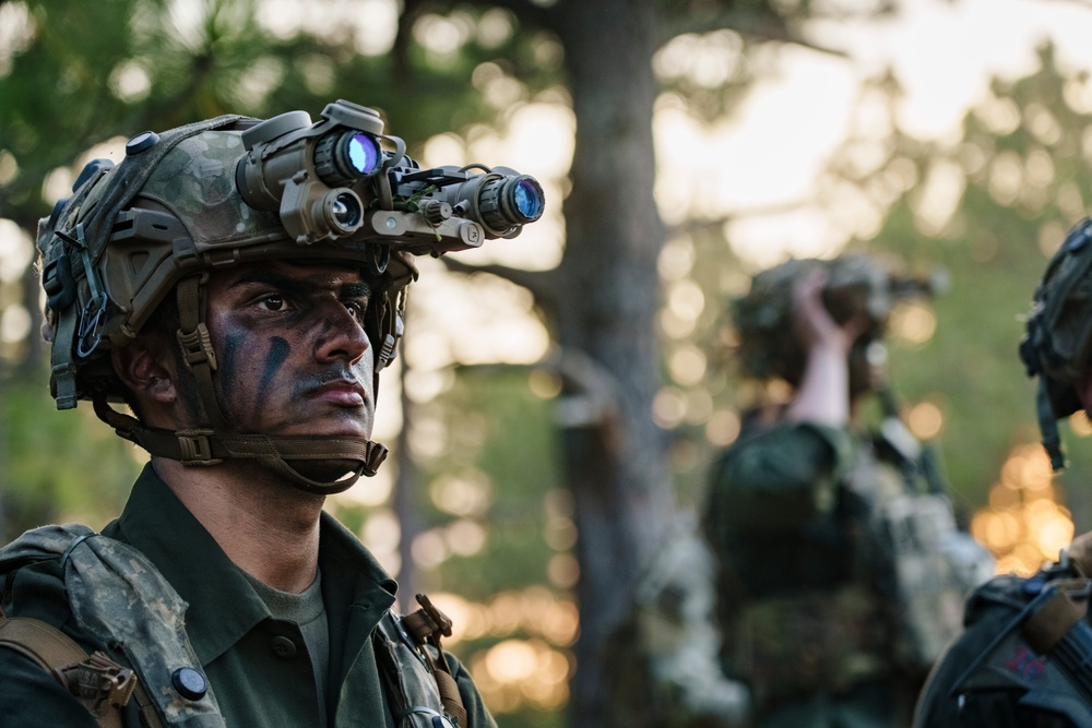 The opposing force assaults 1BCT during Devil Avalanche