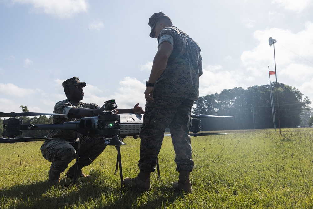 Marines Sharpen Unmanned Systems Proficiency During Regimental Fly Day