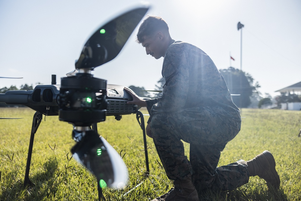 Marines Sharpen Unmanned Systems Proficiency During Regimental Fly Day