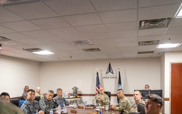 The 20th Space Surveillance Squadron conducts tactical level engagement with U.S. counterparts