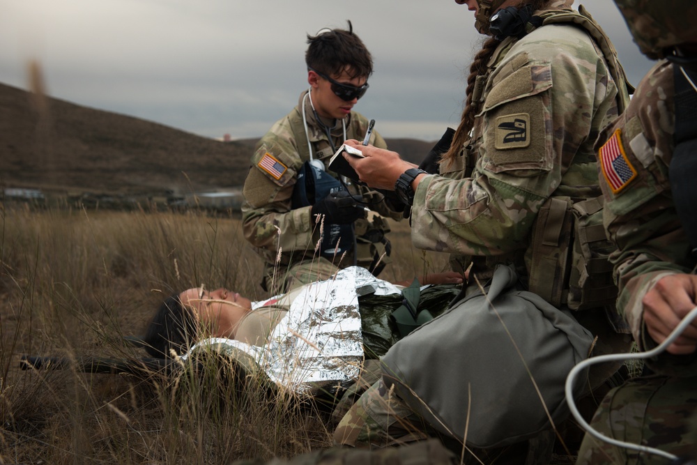 &quot;It's Just a Flesh Wound!&quot; – 181st Brigade Support Battalion medics train for mass casualty during Raven Focus