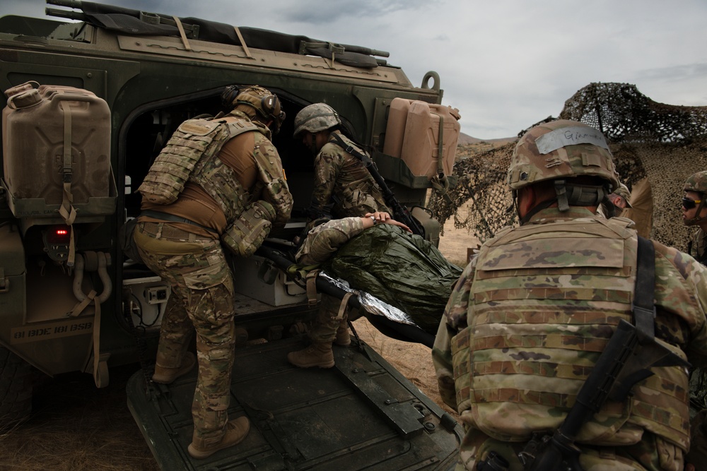 &quot;It's Just a Flesh Wound!&quot; – 181st Brigade Support Battalion medics train for mass casualty during Raven Focus