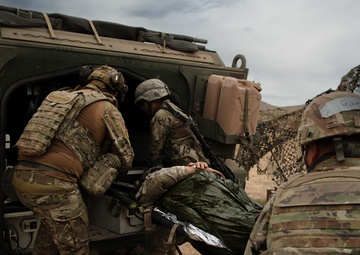 &quot;It's Just a Flesh Wound!&quot; – 181st Brigade Support Battalion medics train for mass casualty during Raven Focus