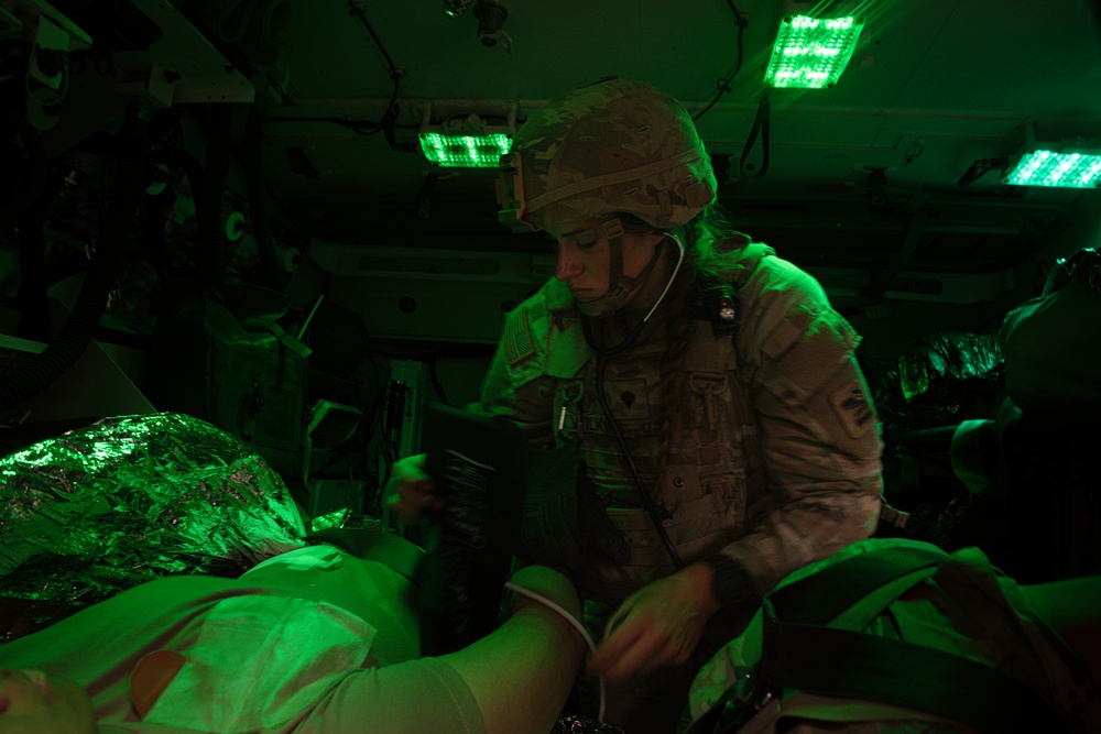 &quot;It's Just a Flesh Wound!&quot; – 181st Brigade Support Battalion medics train for mass casualty during Raven Focus