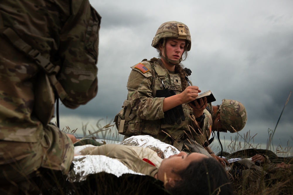 &quot;It's Just a Flesh Wound!&quot; – 181st Brigade Support Battalion medics train for mass casualty during Raven Focus