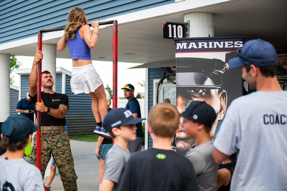 Recruiting Station Lansing Pit Spitters Baseball Game 2025