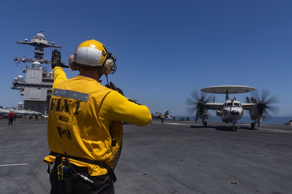 USS Gerald R. Ford (CVN 78) Participates in Neptune Strike