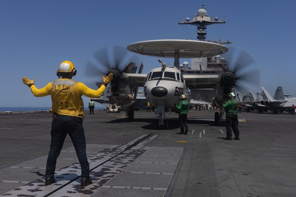 USS Gerald R. Ford (CVN 78) Participates in Neptune Strike