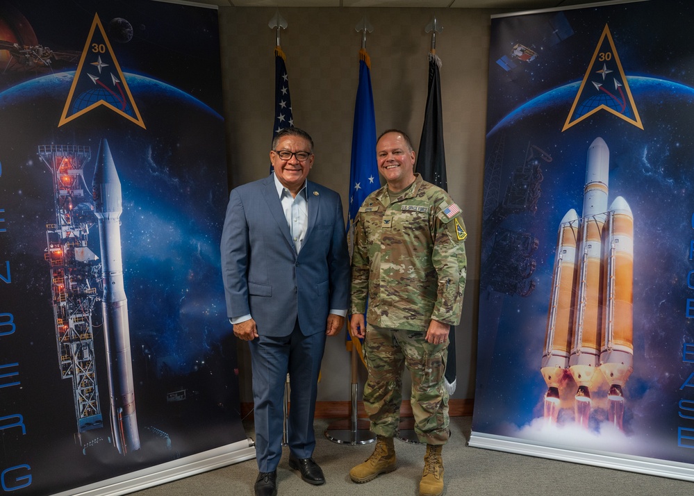 Congressman Salud Carbajal Visits Vandenberg SFB