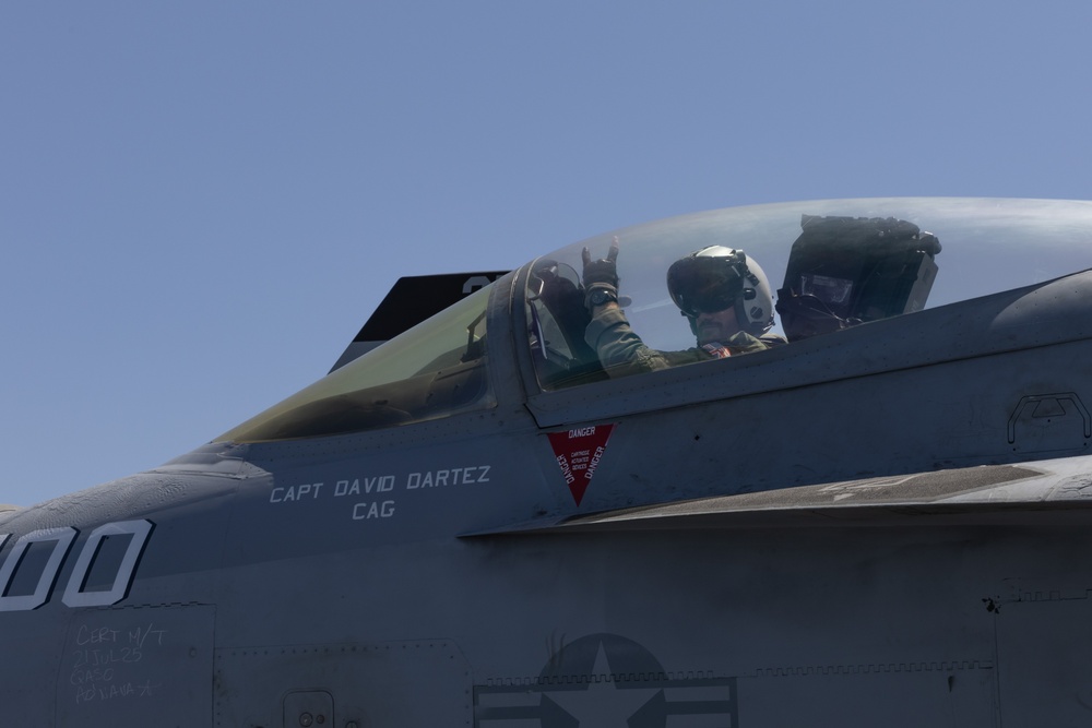 USS Gerald R. Ford (CVN 78) Participates in Neptune Strike 25-2