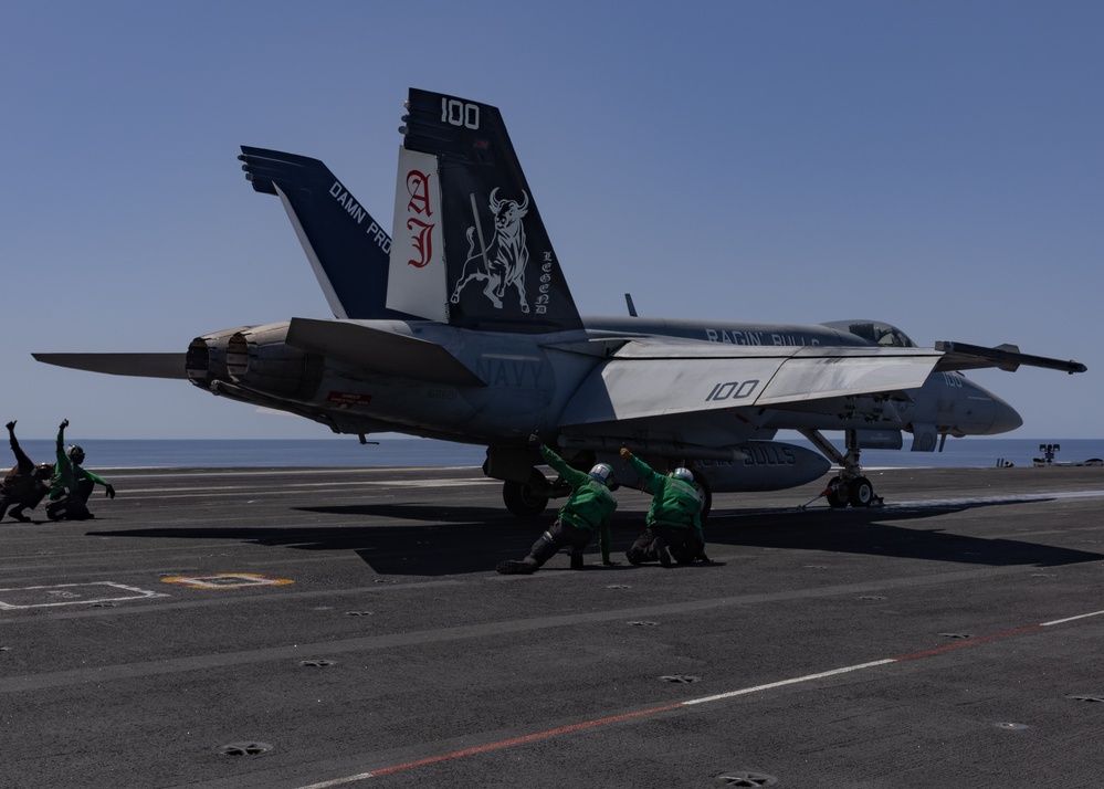 USS Gerald R. Ford (CVN 78) Participates in Neptune Strike