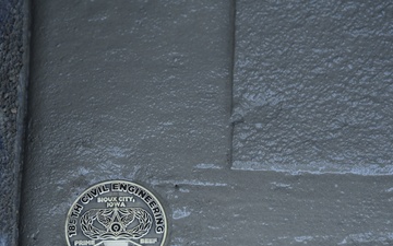 CE pours concrete