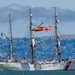 USCGC Eagle sails into San Francisco, California
