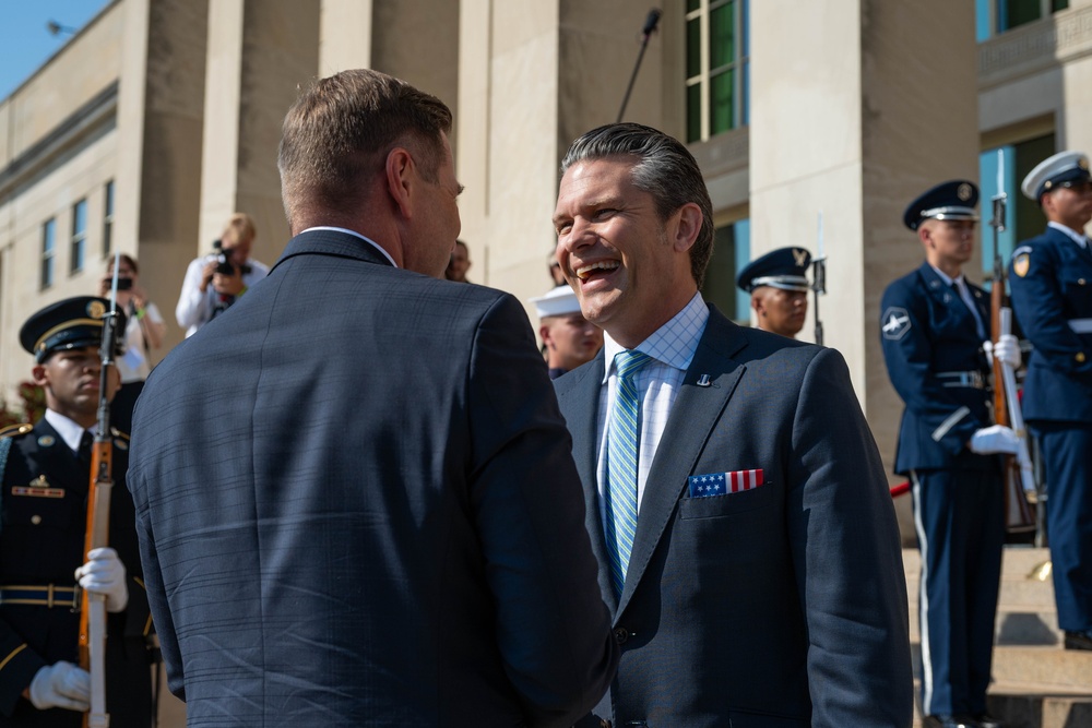 SD Hegseth Hosts Baltics For Quadrilateral Exchange