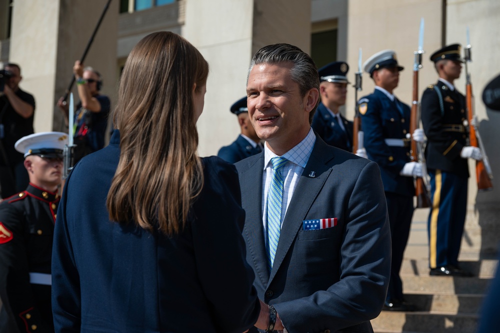 SD Hegseth Hosts Baltics For Quadrilateral Exchange