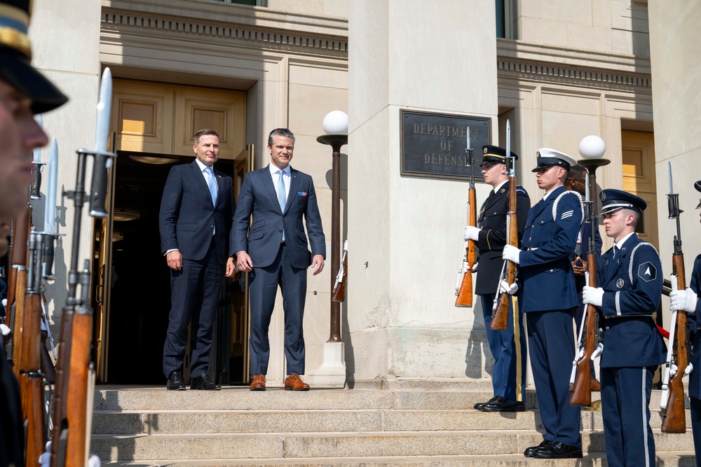 SD Hegseth Hosts Baltics For Quadrilateral Exchange
