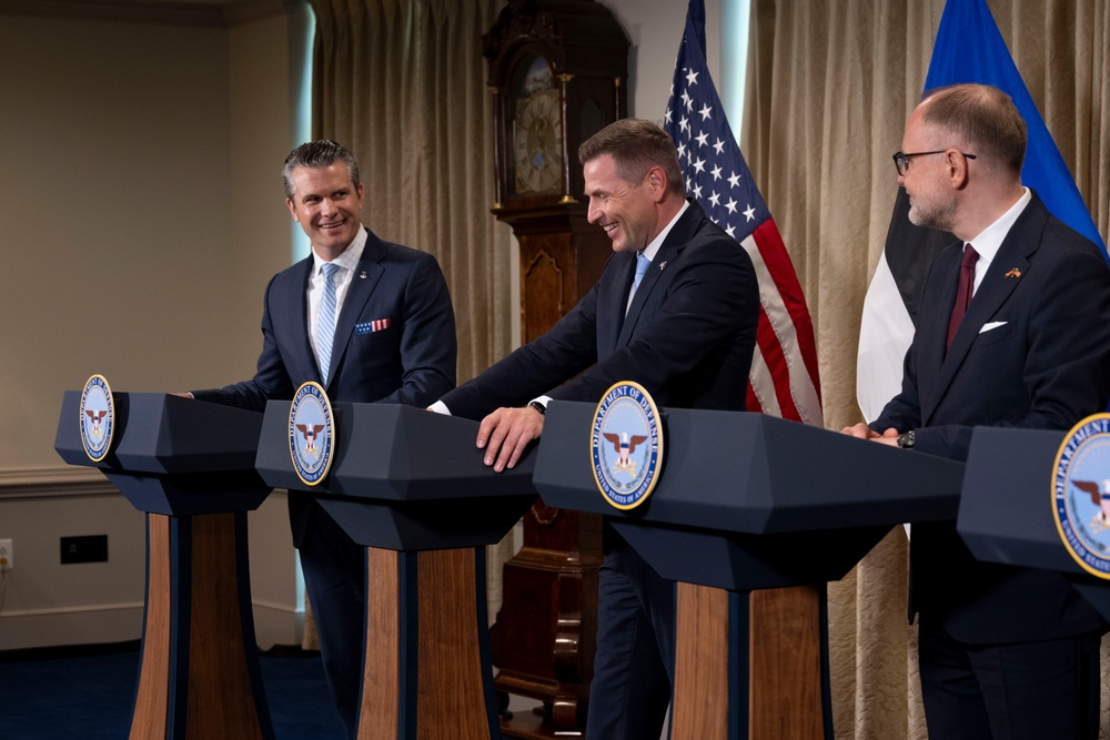 SD Hegseth Hosts Baltics For Quadrilateral Exchange