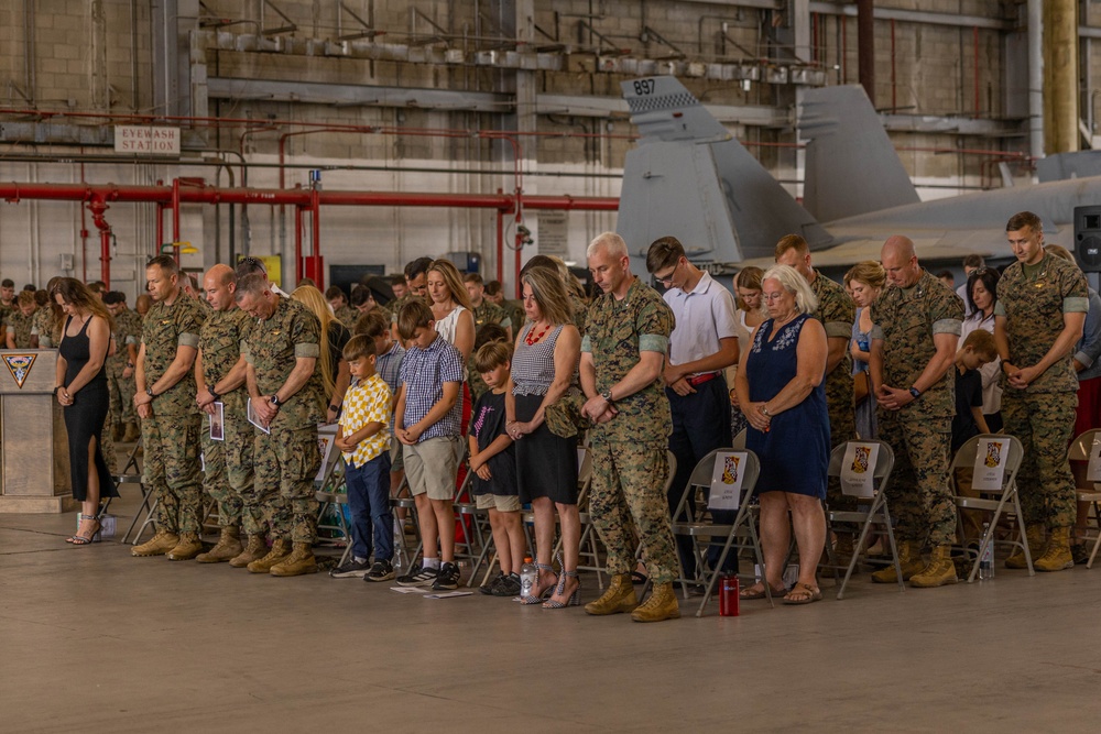MCAS Beaufort Change of Command VMFA-312