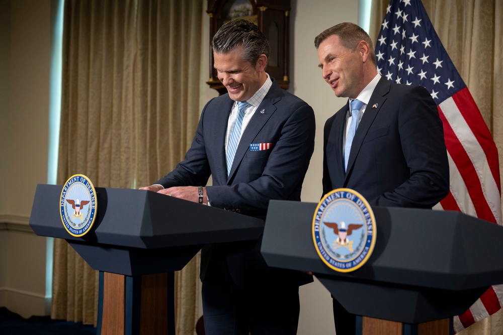 SD Hegseth Hosts Baltics For Quadrilateral Exchange