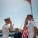 USS THOMAS HUDNER (DDG 116) HOLDS CHANGE OF COMMAND CEREMONY