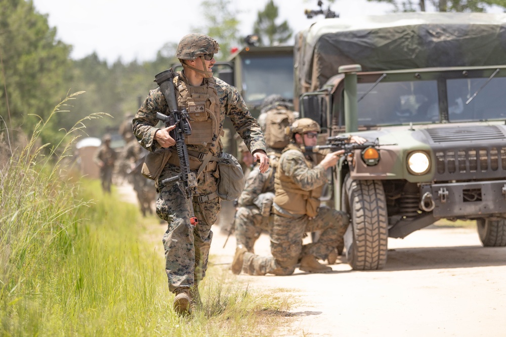 Townsend Bombing Range MWSS-273 field exercise