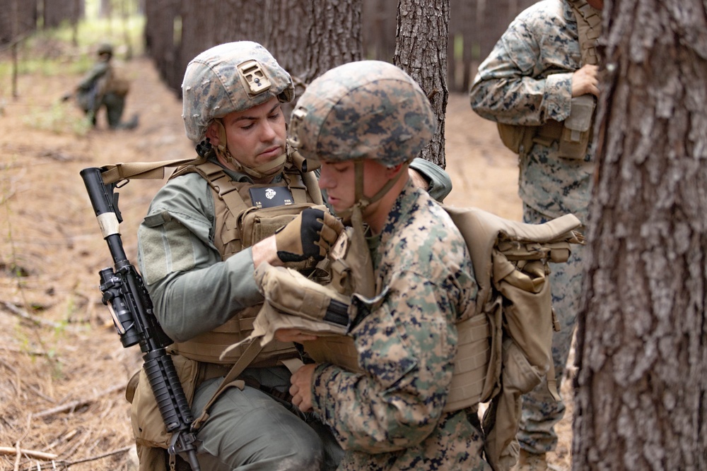 Townsend Bombing Range MWSS-273 field exercise
