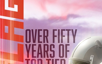 Red Flag 50th Year Anniversary Poster