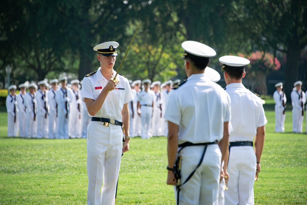 USNA 2nd Plebe Summer Formal Parade