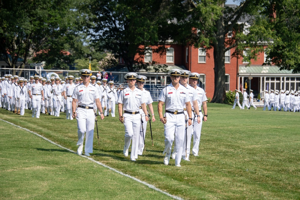 USNA 2nd Plebe Summer Formal Parade