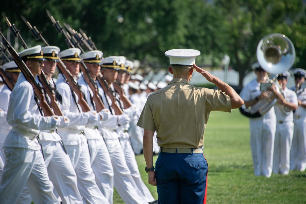USNA 2nd Plebe Summer Formal Parade