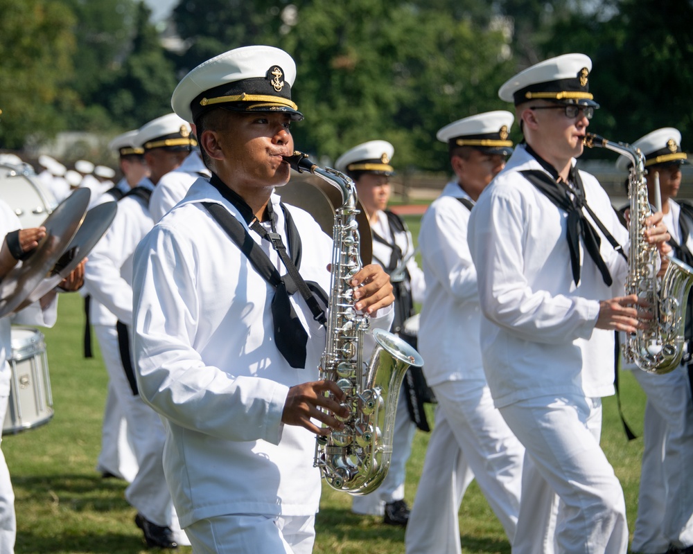 USNA 2nd Plebe Summer Formal Parade